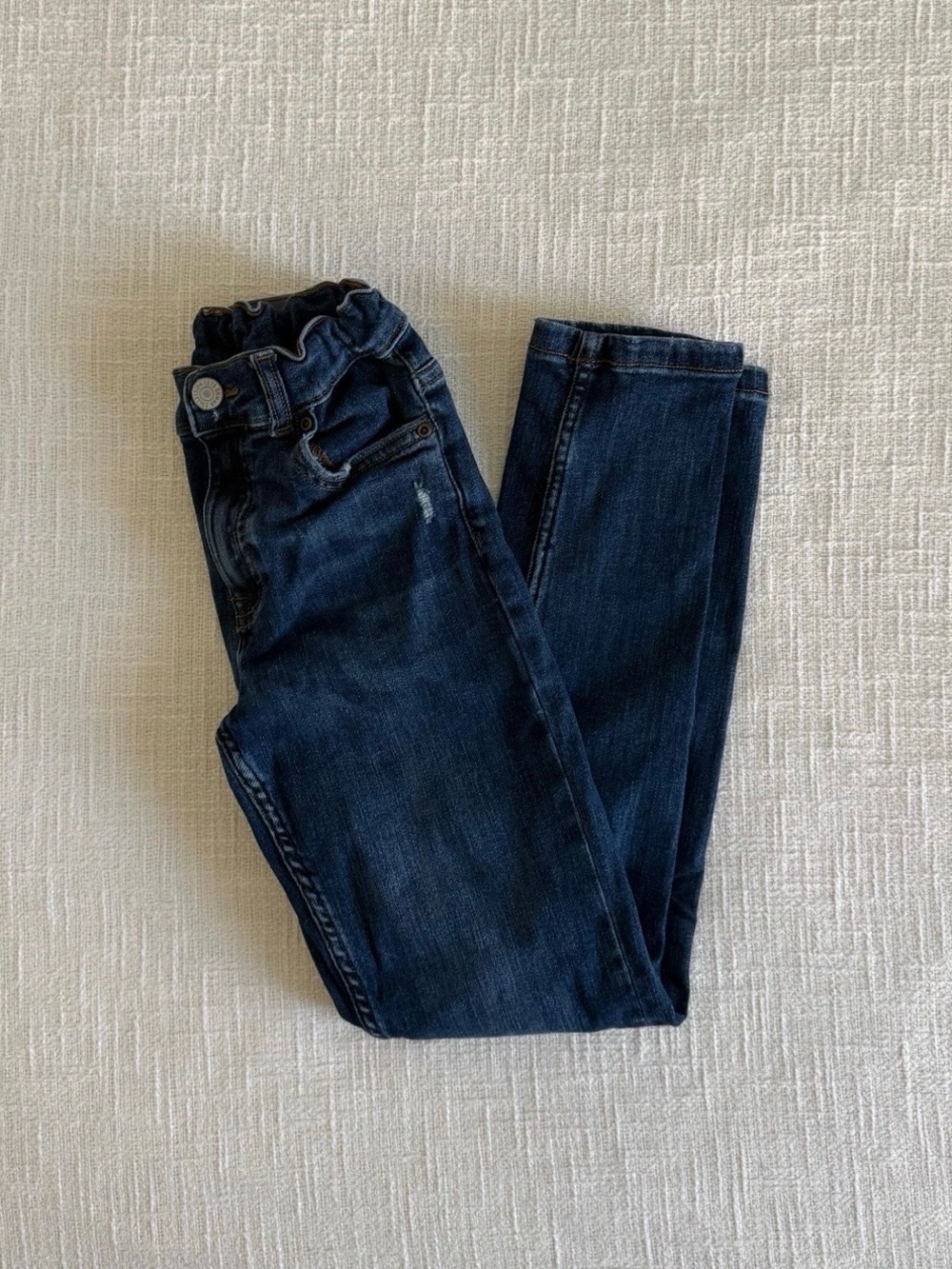 Boys Dark Blue Stretch Jeans